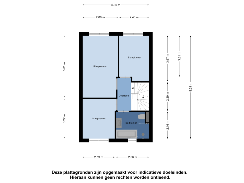 Bekijk plattegrond van Eeste Verdieping van Pols-akker 6