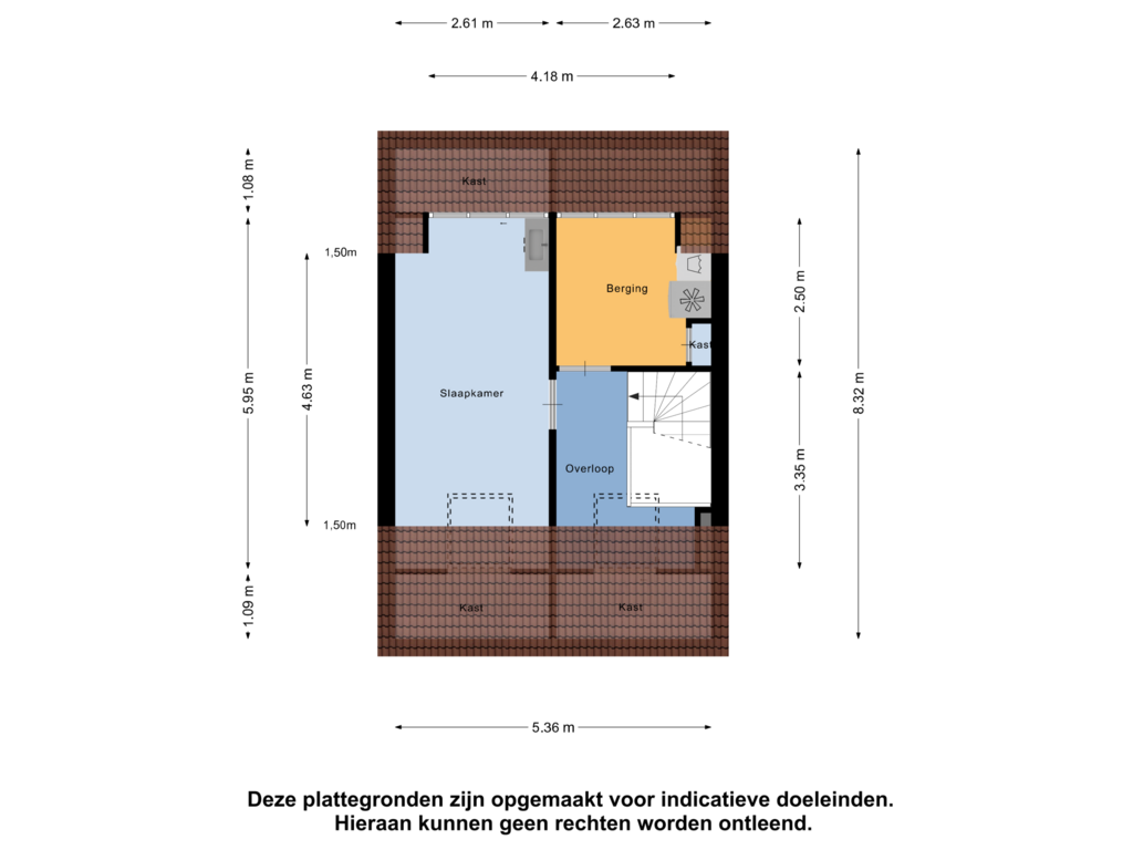 Bekijk plattegrond van Tweede Verdieping van Pols-akker 6