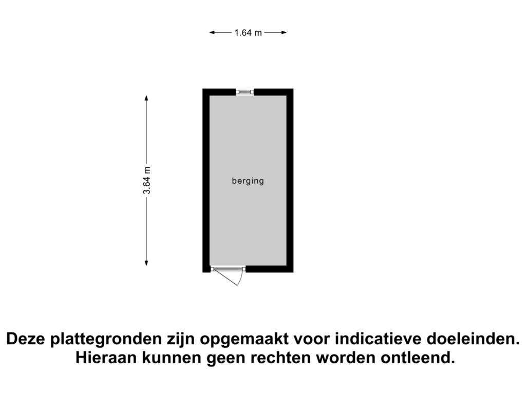 Bekijk plattegrond van Berging van Drinkwaterweg 316