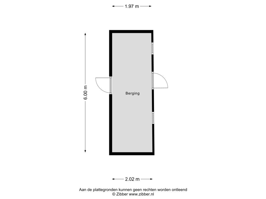 Bekijk plattegrond van Berging van Zeekraal 3