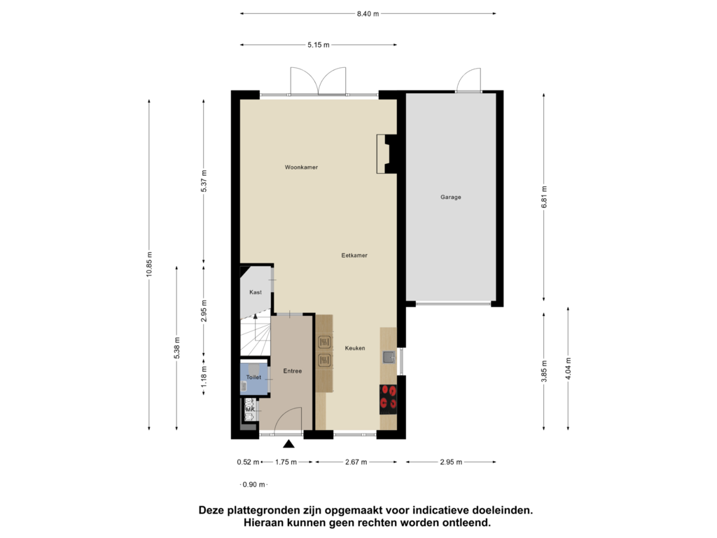 Bekijk plattegrond van Begane Grond van Viool 5