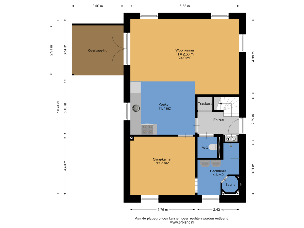 View floorplan of Begane Grond of Verlengde Vennen 30