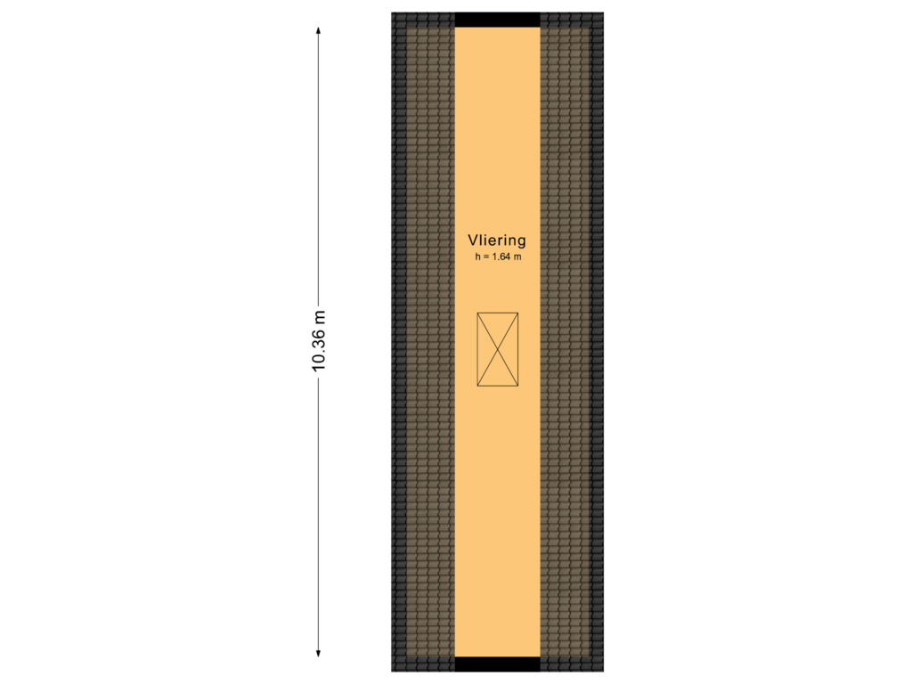 Bekijk plattegrond van Vliering van Dorpsstraat 44