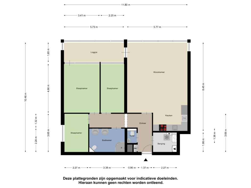 View floorplan of Appartement of Winkelcentrum Woensel 200