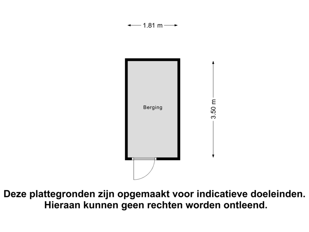 View floorplan of Berging of Winkelcentrum Woensel 200