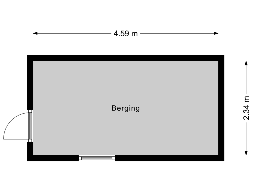 Bekijk plattegrond van Berging van Draco 43