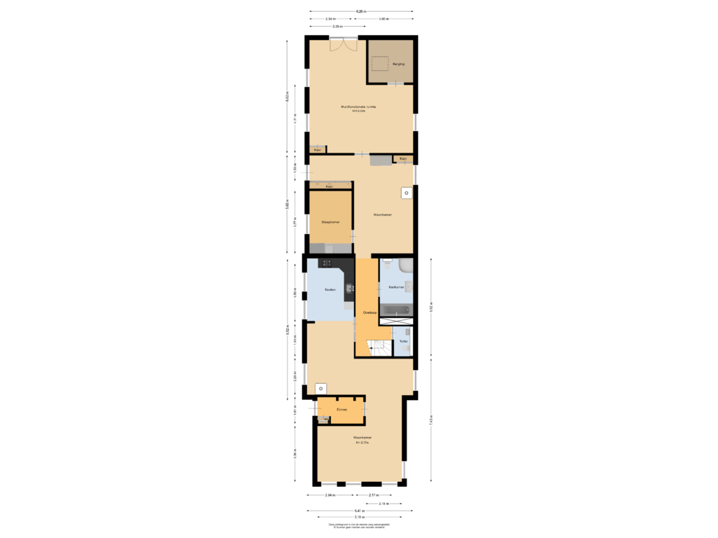 Bekijk plattegrond van Begane grond van Sluiskade 47