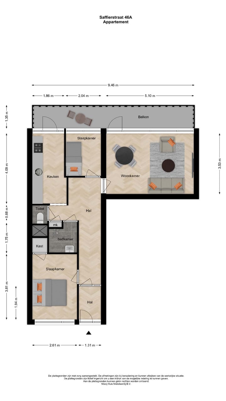 Photo 33 of Saffierstraat 46-A