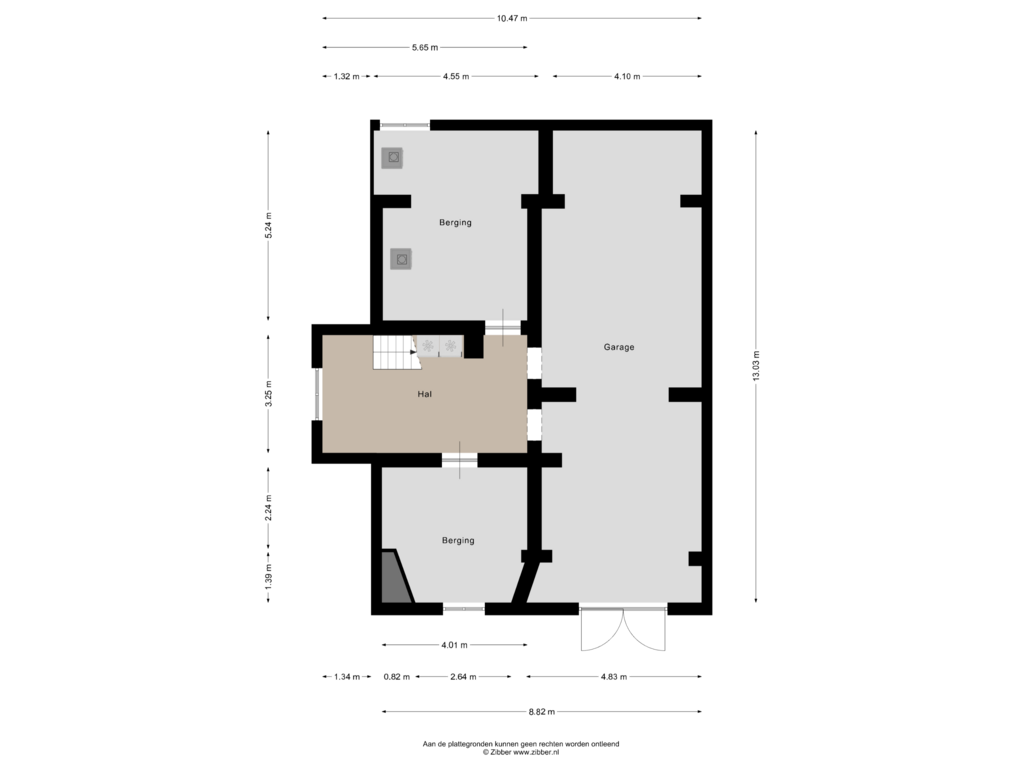 Bekijk plattegrond van Souterrain van Schaapweg 10