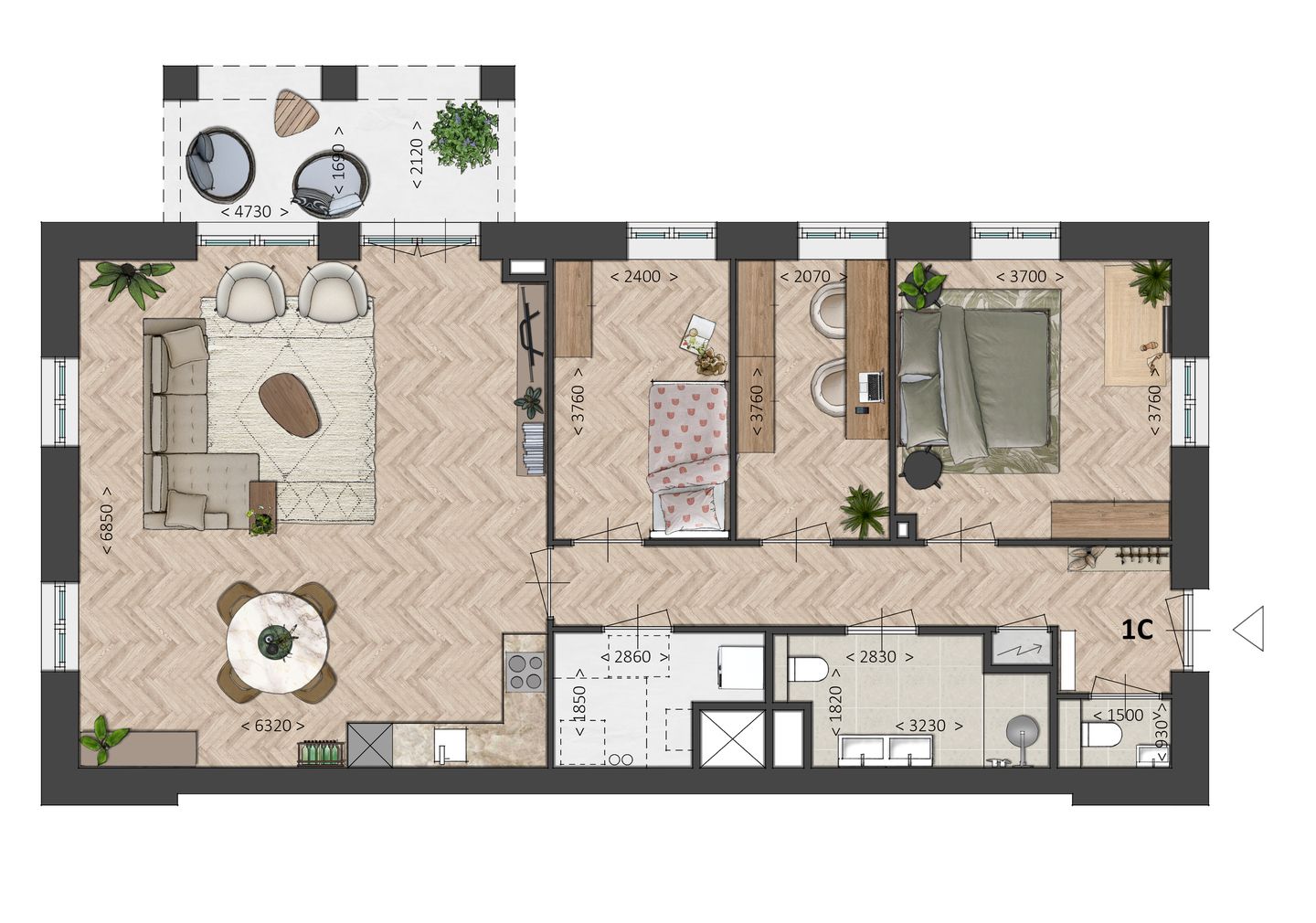 Foto 5 van Bergakkerweg 1-C