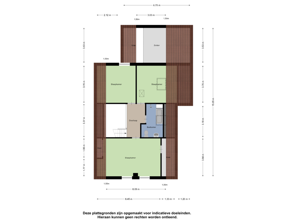 Bekijk plattegrond van Eerste Verdieping van Burgemeester van Engelenweg 205