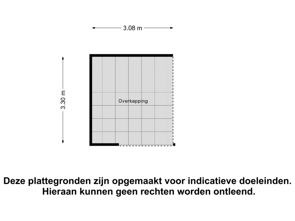 Bekijk plattegrond van Overkapping van Burgemeester van Engelenweg 205