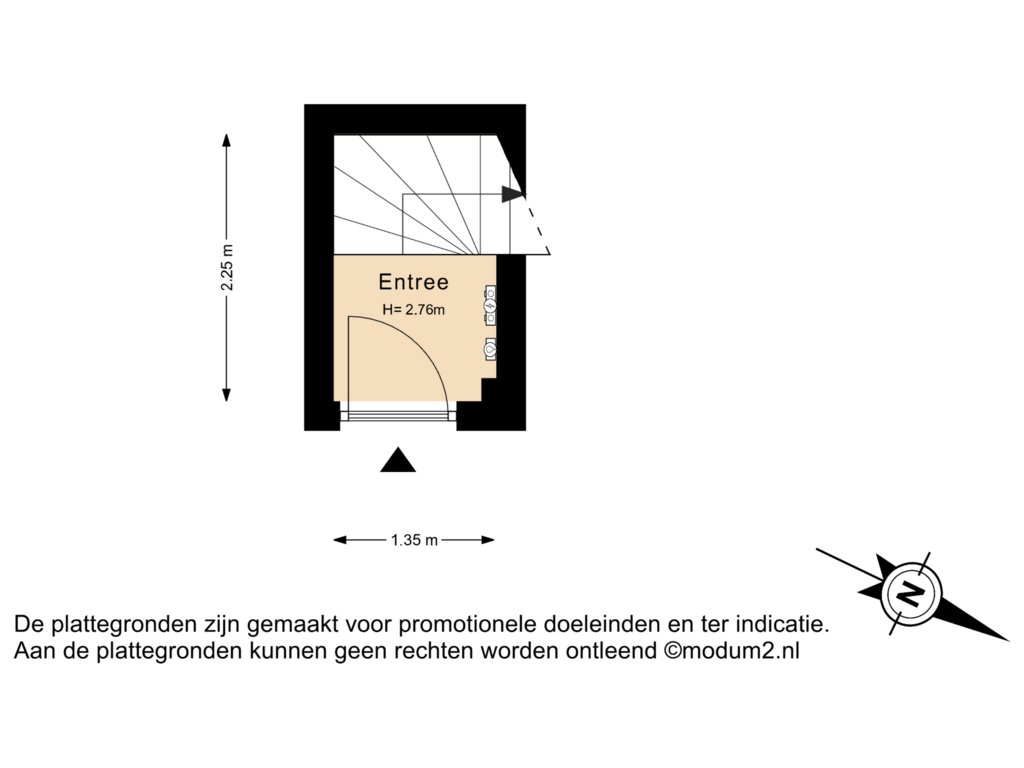 Bekijk plattegrond van 1e verdieping van De la Reyweg 235