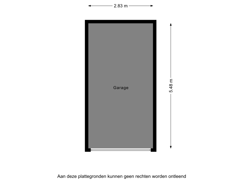 Bekijk plattegrond van Garage  van Hasseltstraat 170