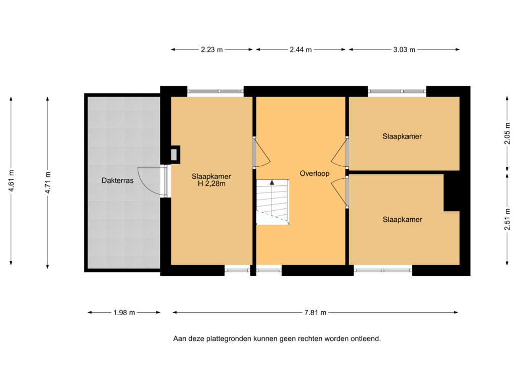 Bekijk plattegrond van 1e Verdieping van Schenkeltje 15