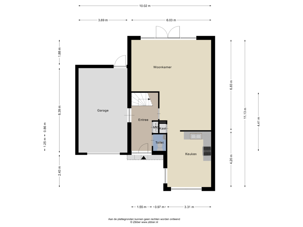 View floorplan of Begane Grond of Ulemar 41