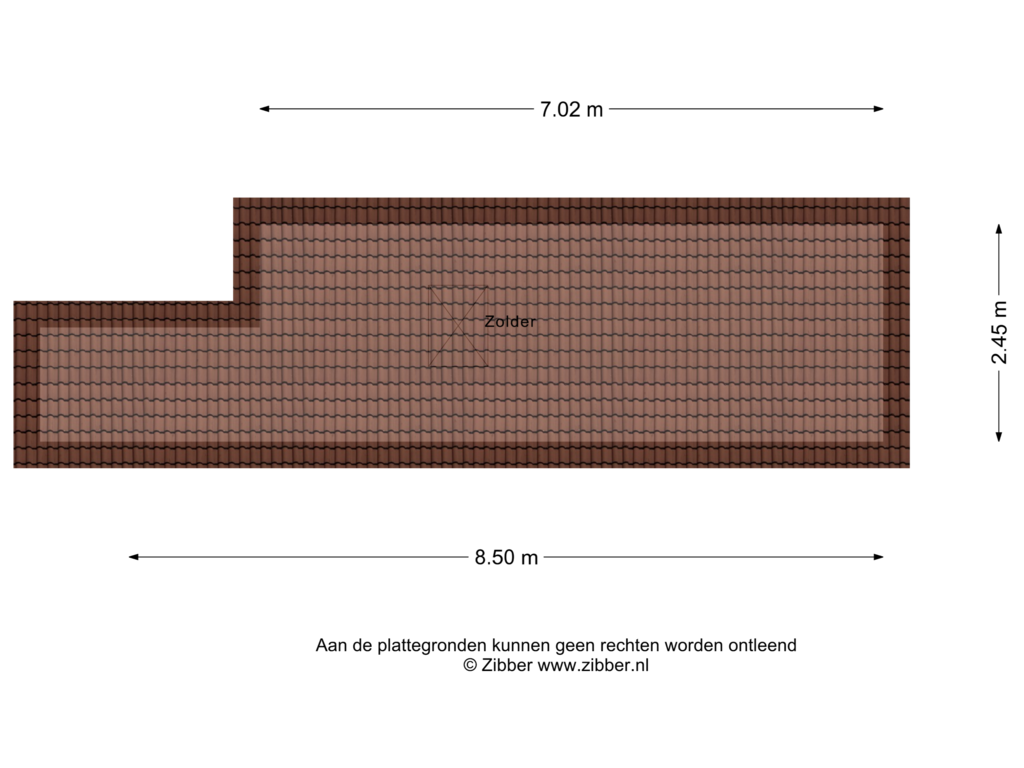 Bekijk plattegrond van Zolder van Rondweg 1-C