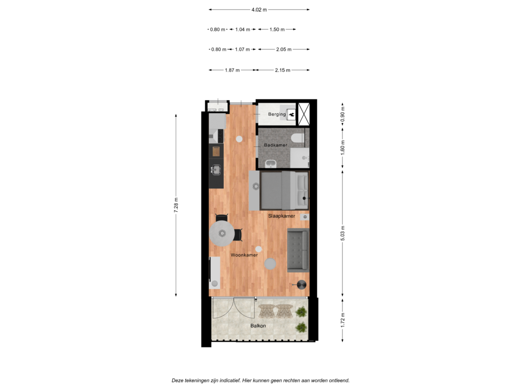 Bekijk plattegrond van Appartement Fur van Panhuijsenpad 75