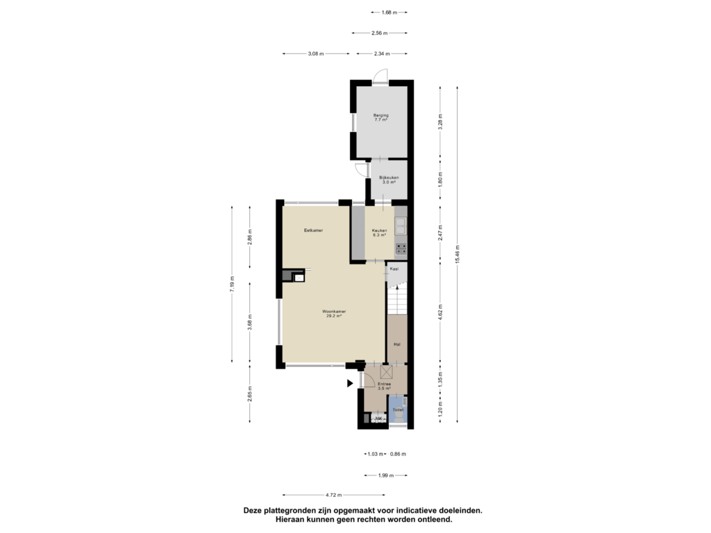 Bekijk plattegrond van Begane Grond van Aysmastins 32