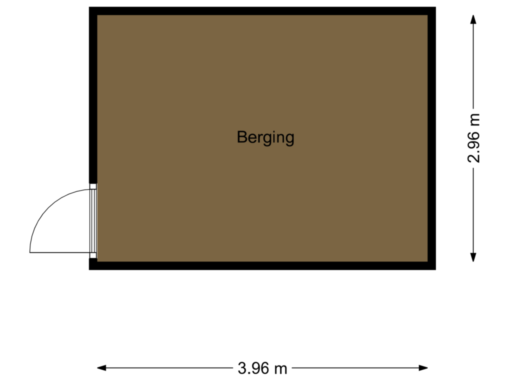 Bekijk plattegrond van Berging van Suyderhoflaan 37