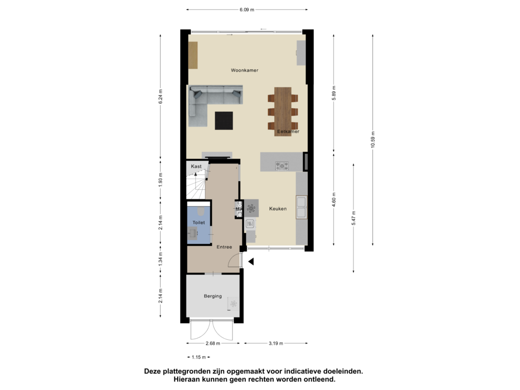 View floorplan of Begane Grond of Merellaan 375