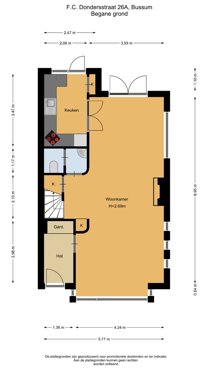 Foto 25 van F.C. Dondersstraat 26-A