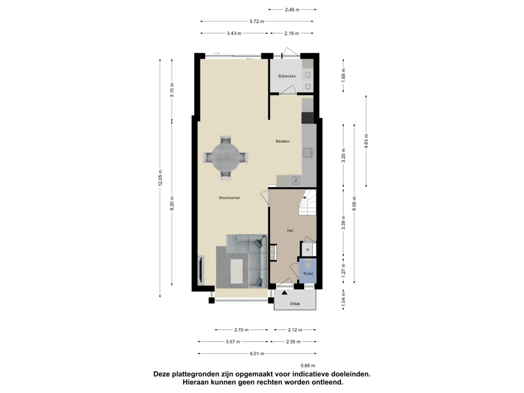 Bekijk plattegrond van Begane Grond van Sluijtershof 7