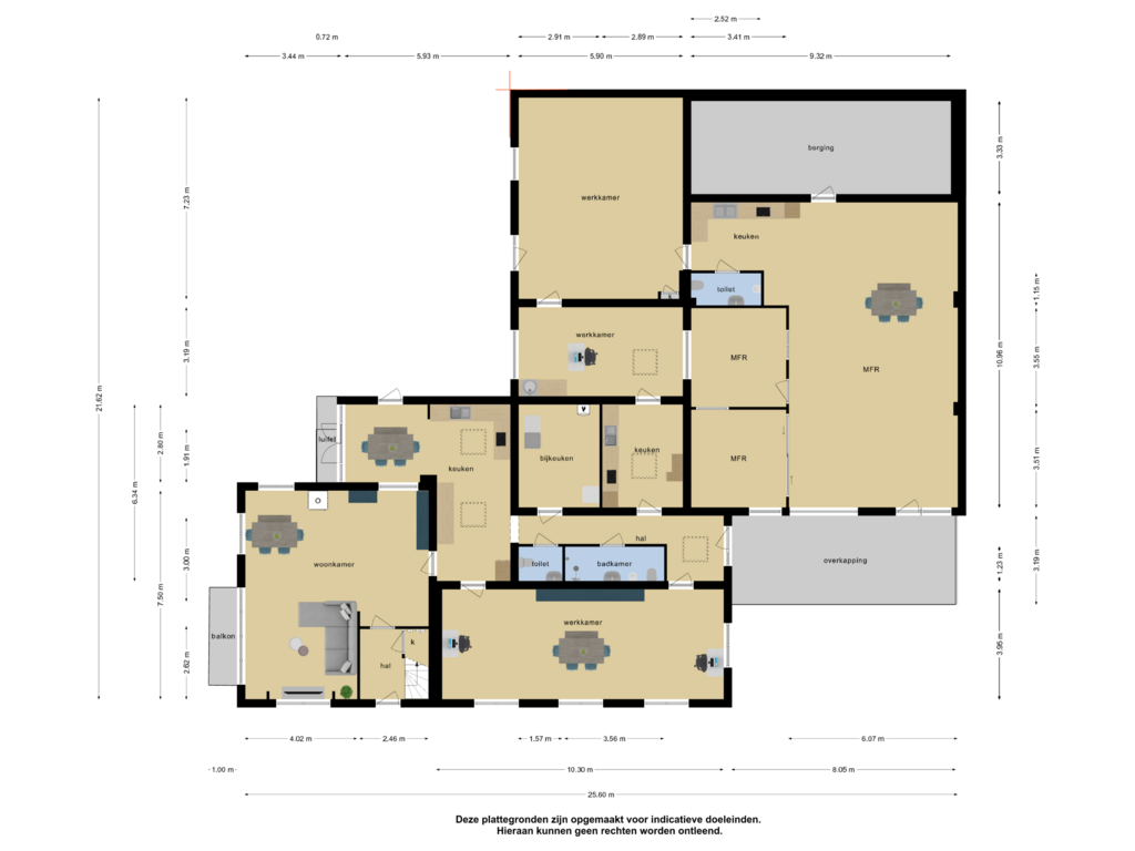 View floorplan of Begane grond of Mathenessestraat 31