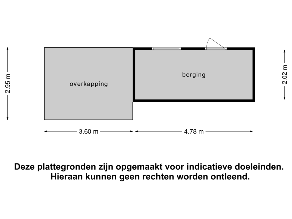 View floorplan of Berging of Mathenessestraat 31