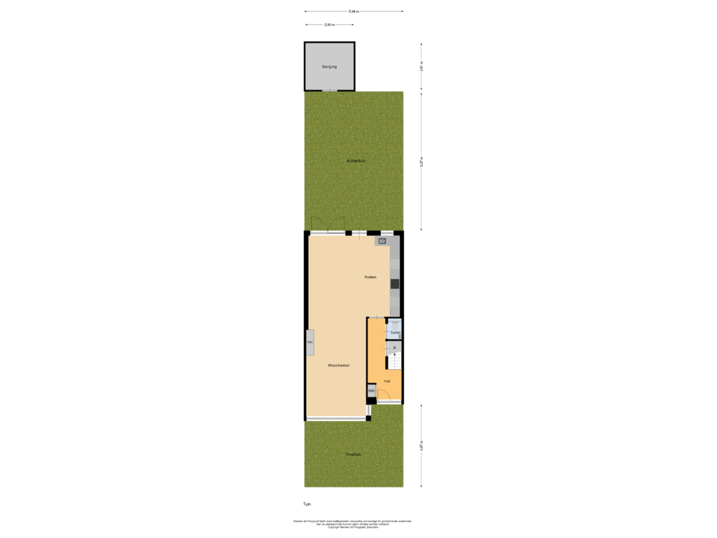 View floorplan of Tuin of Arthur van Schendellaan 108