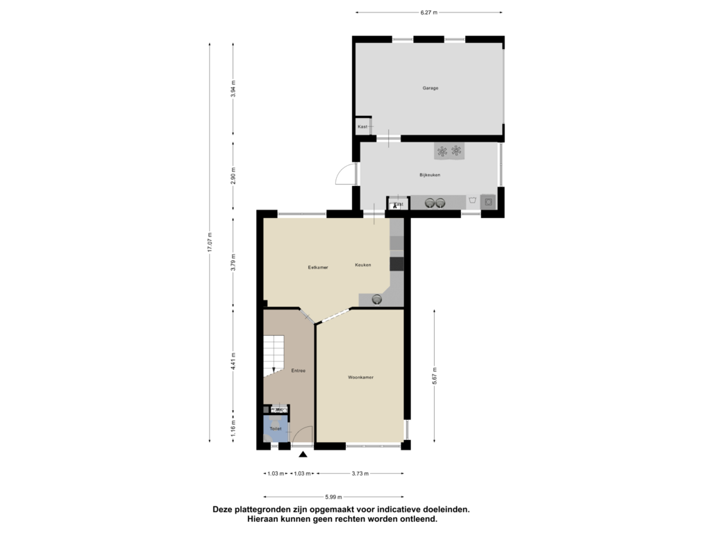 View floorplan of Begane Grond of Tarweveld 1