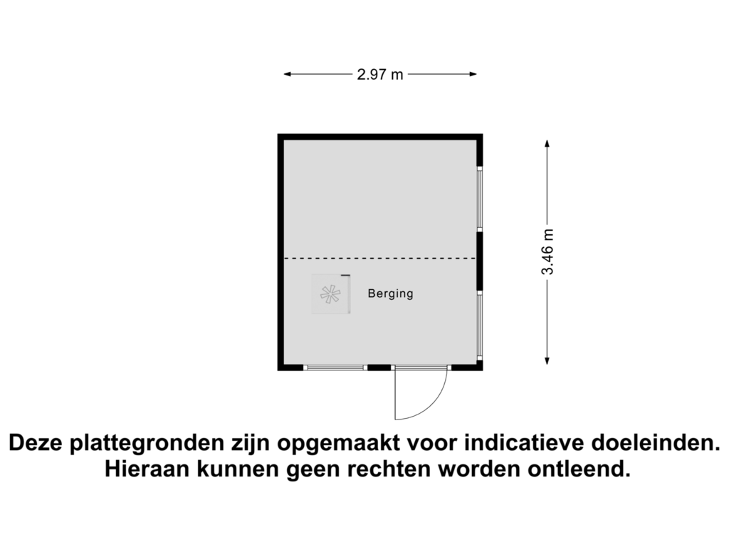 View floorplan of Berging of Tarweveld 1