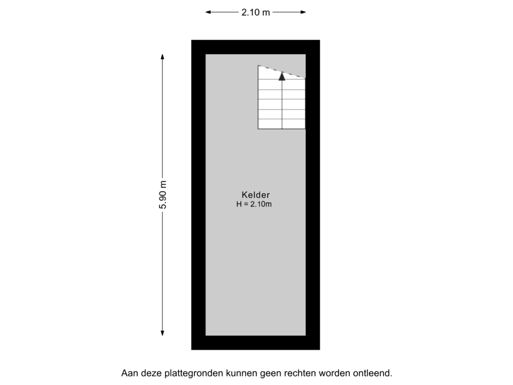 View floorplan of Kelder of De Boorne 33