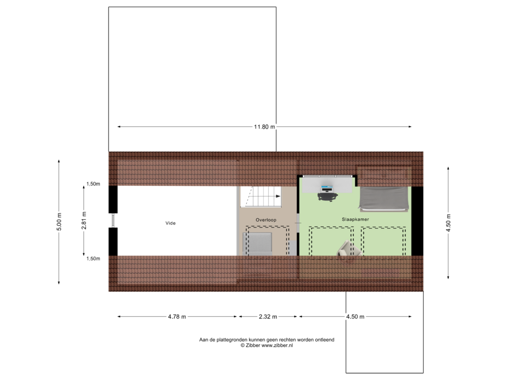 View floorplan of Eerste Verdieping of Spinolaberg 6