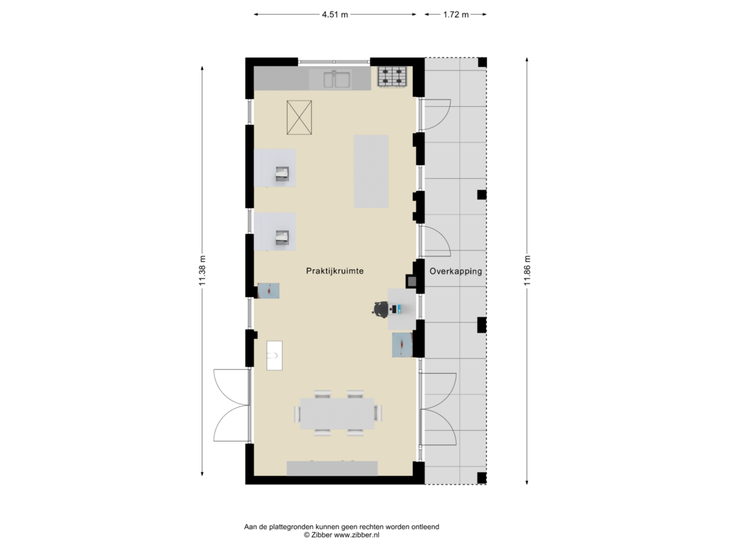 View floorplan of Bijgebouw of Spinolaberg 6