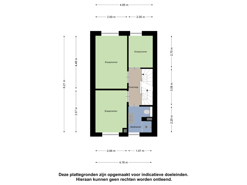 View floorplan of Eerste Verdieping of De Uitvang 11