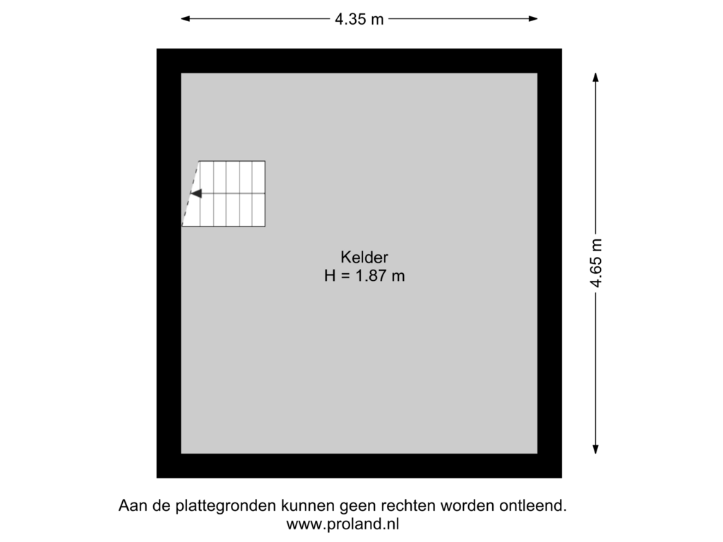 Bekijk plattegrond van Kelder van Rijsweerdsweg 16