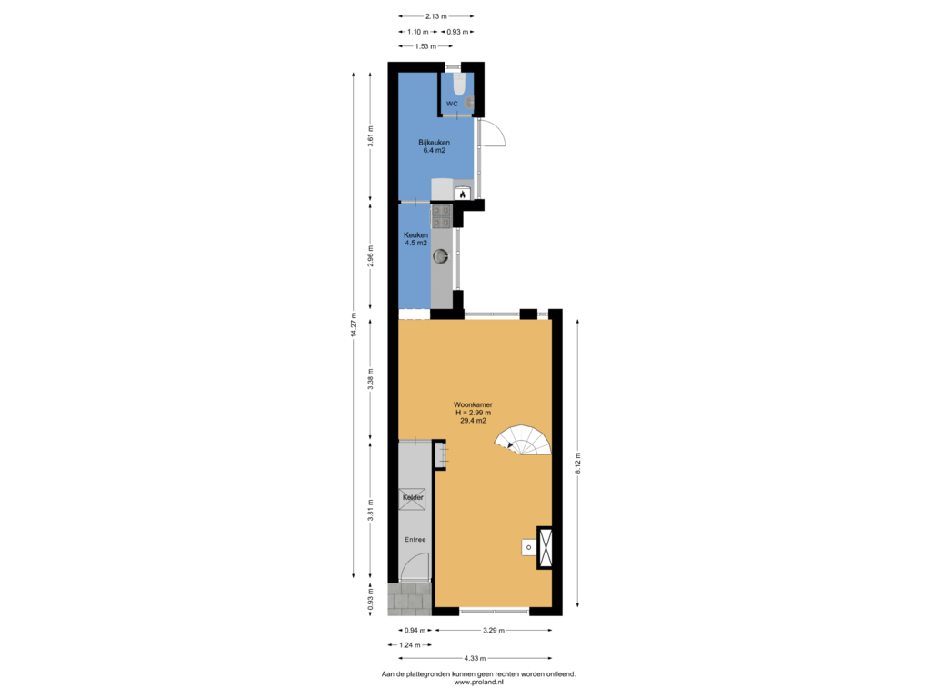 Bekijk plattegrond van Begane Grond van Rijsweerdsweg 16