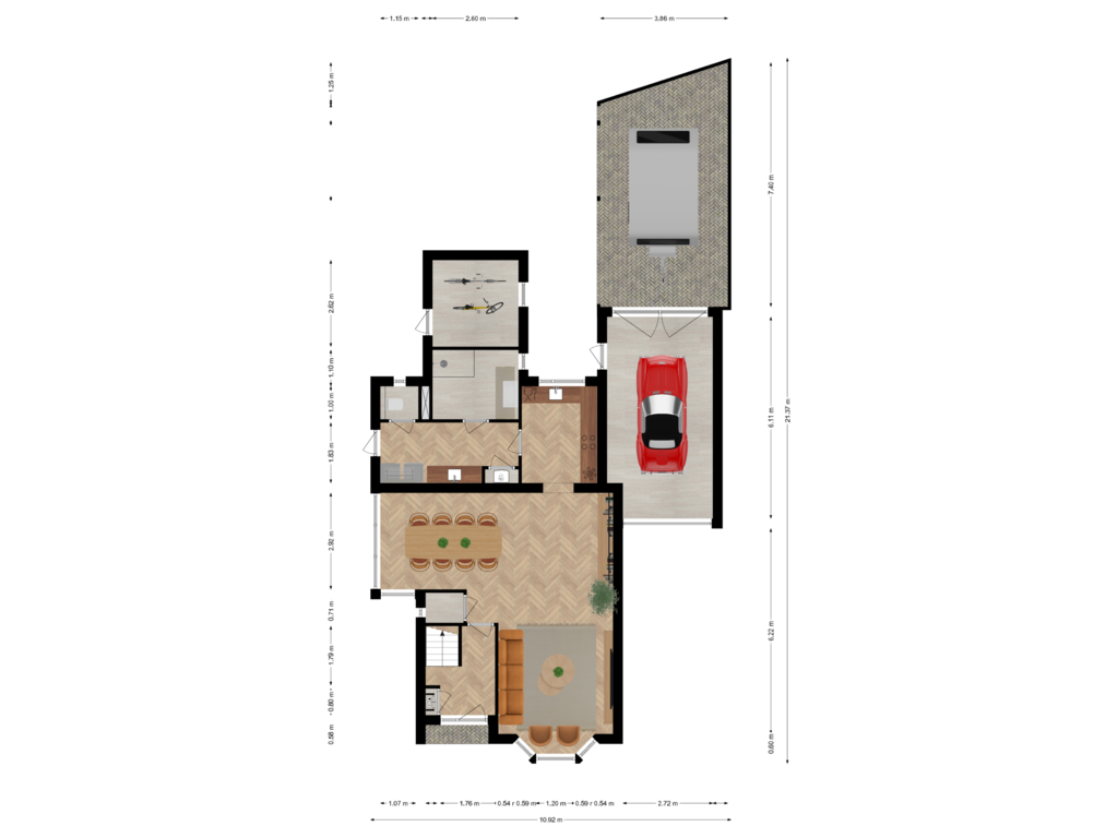 Bekijk plattegrond van Begane grond van Jan de Rooijstraat 22