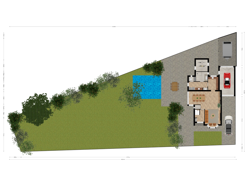 Bekijk plattegrond van Situatie van Jan de Rooijstraat 22