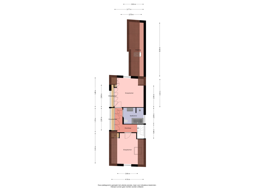 Bekijk plattegrond van 1e Verdieping van Kerkstraat 19