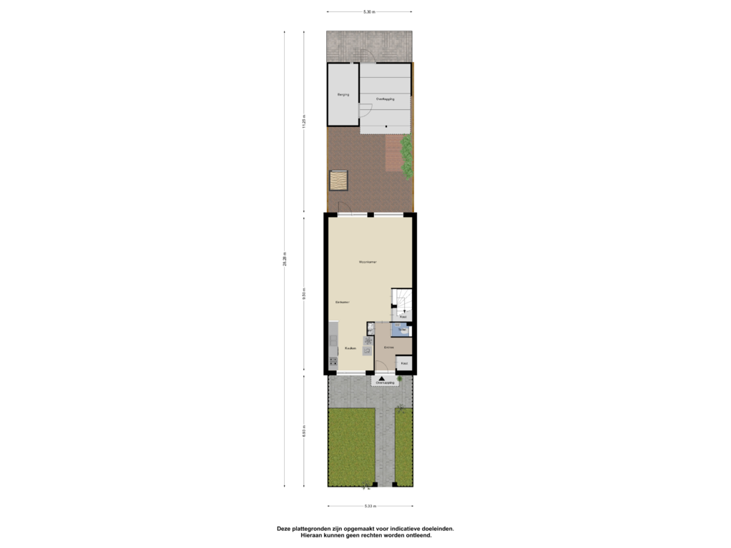 Bekijk plattegrond van Begane Grond-Tuin van Hondsrug 6