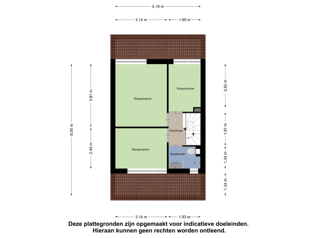 Bekijk plattegrond van Eerste Verdieping van Hondsrug 6