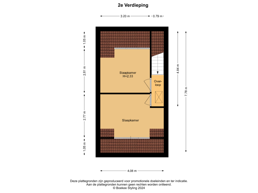 Bekijk plattegrond van 2e Verdieping van Bankastraat 33