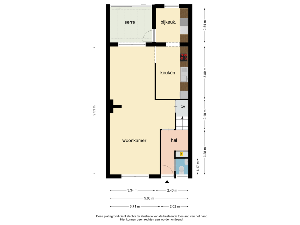 Bekijk plattegrond van begane grond van Martin-Luther-Kingstraat 6