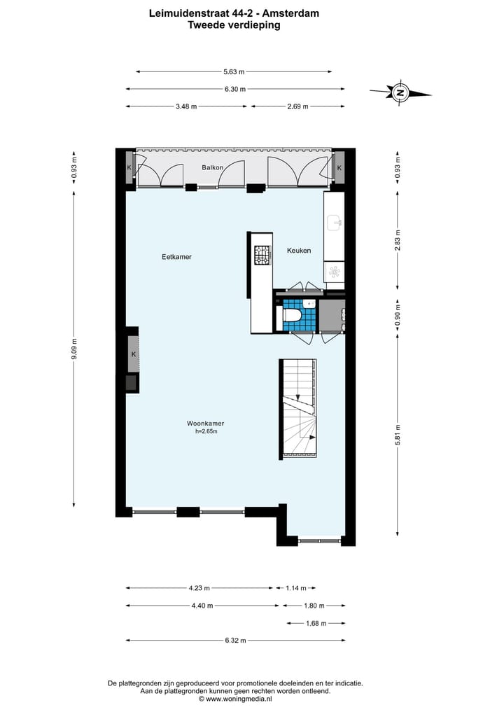 Foto 43 van Leimuidenstraat 44-2
