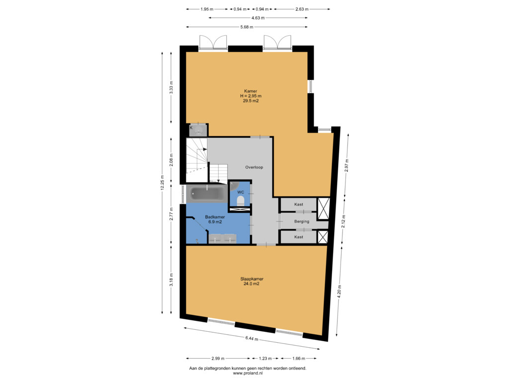 Bekijk plattegrond van 1e Verdieping van Kloosterstraat 20