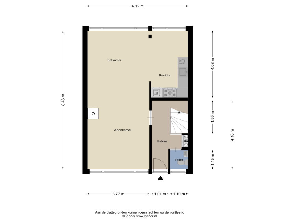 Bekijk plattegrond van Begane Grond van Aurora 25