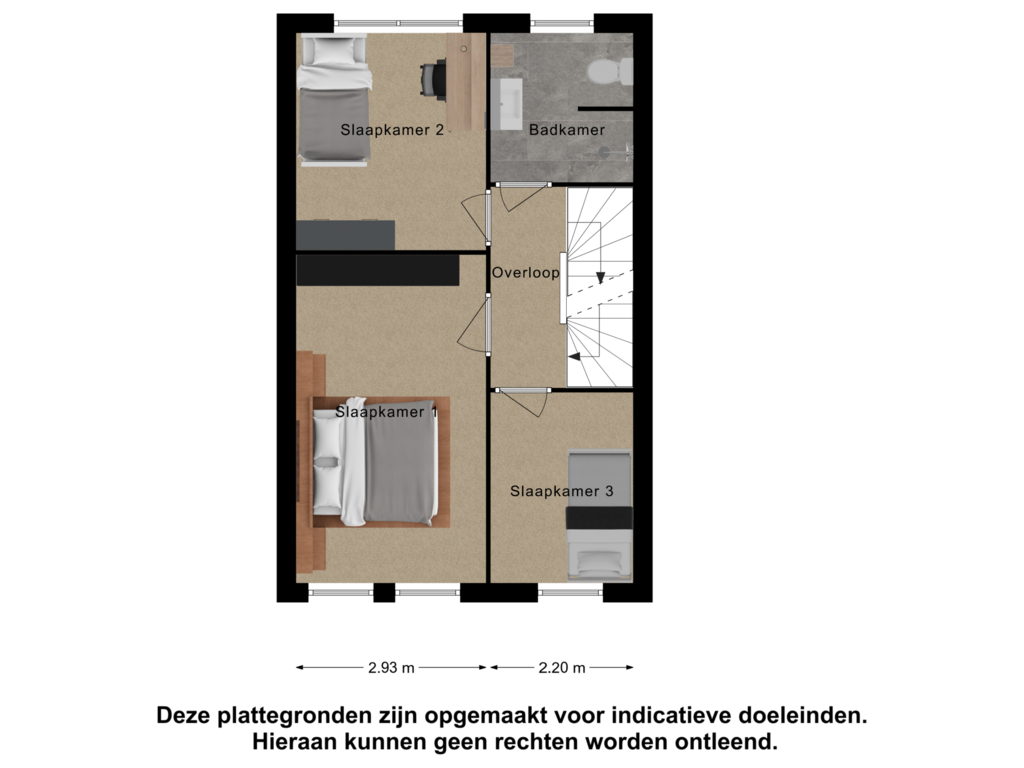 View floorplan of 1e verdieping of Spade 6