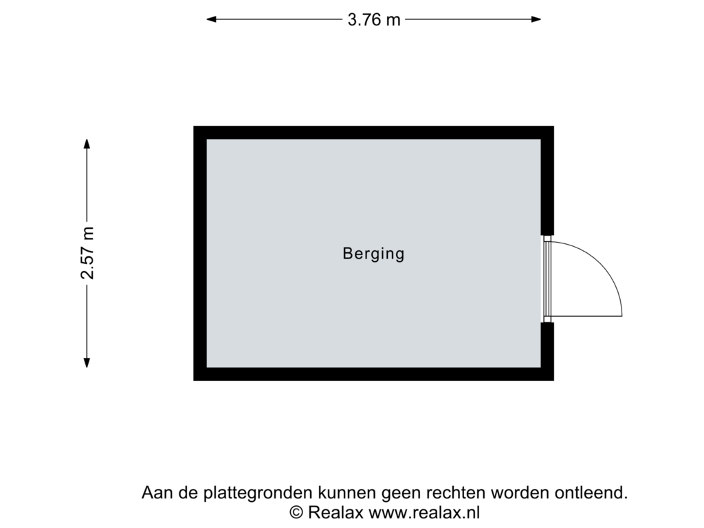 Bekijk plattegrond van Berging van De Schutte 11